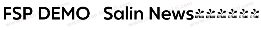 FSP DEMO   Salin News字体转换
